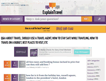 Tablet Screenshot of explaintravel.com